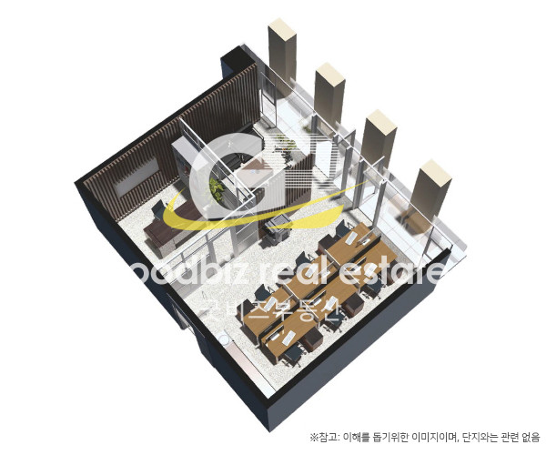 20평대 사무실 평면구성 사진 2